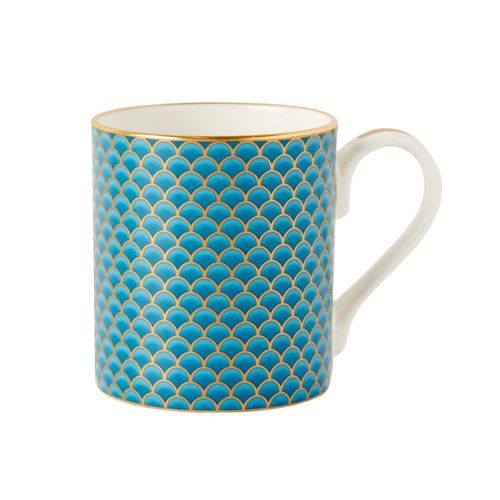 Coffee Mug in Blue, Fine Bone...