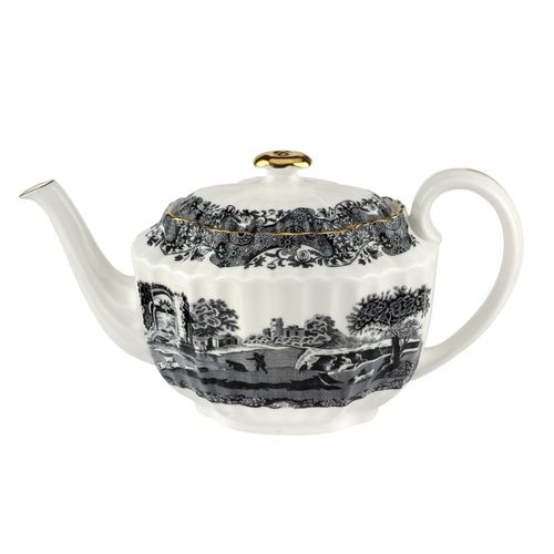 1770 Italian Teapot in Black,...