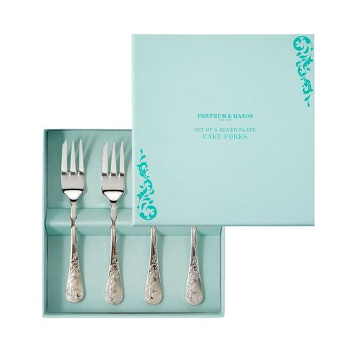 Silver-Plated Pastry Forks,...