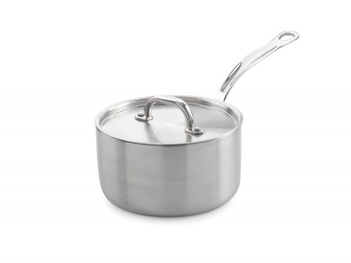 Tri-Ply Saucepan with Lid,...