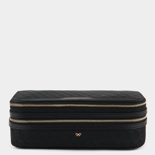 Logo Make Up Bag in Black,...