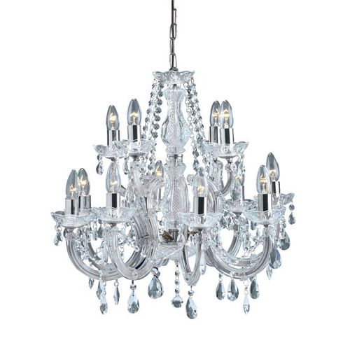 Marie Therese 12 Lamp Chrome...