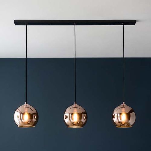 Biella Copper Shades 3 Lights...