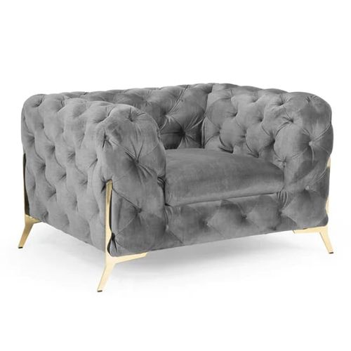 Cala Plush Velvet Armchair In...