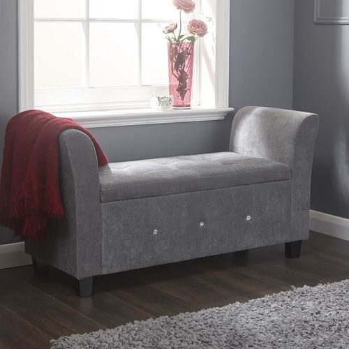 Ventnor Modern Fabric Ottoman...