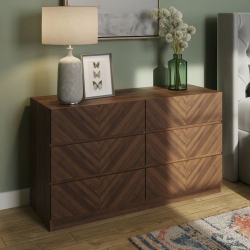 Ciana Wooden Chest Of 6...