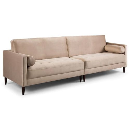 Herbart Plush Velvet 4 Seater...