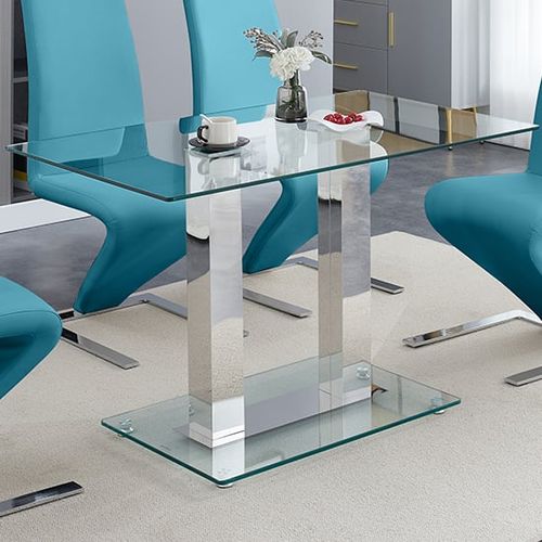 Jet Small Clear Glass Dining...