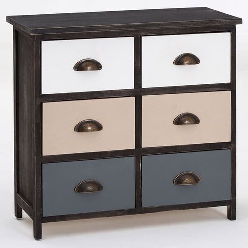 Riley Wooden Chest Of 6...