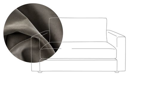 Heal's Nimbus Loveseat Velvet...