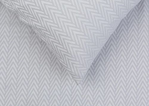 Heal's Herringbone Grey Duvet...