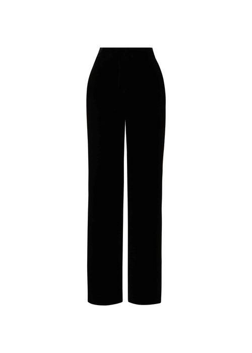 Harlow Velvet trousers Black