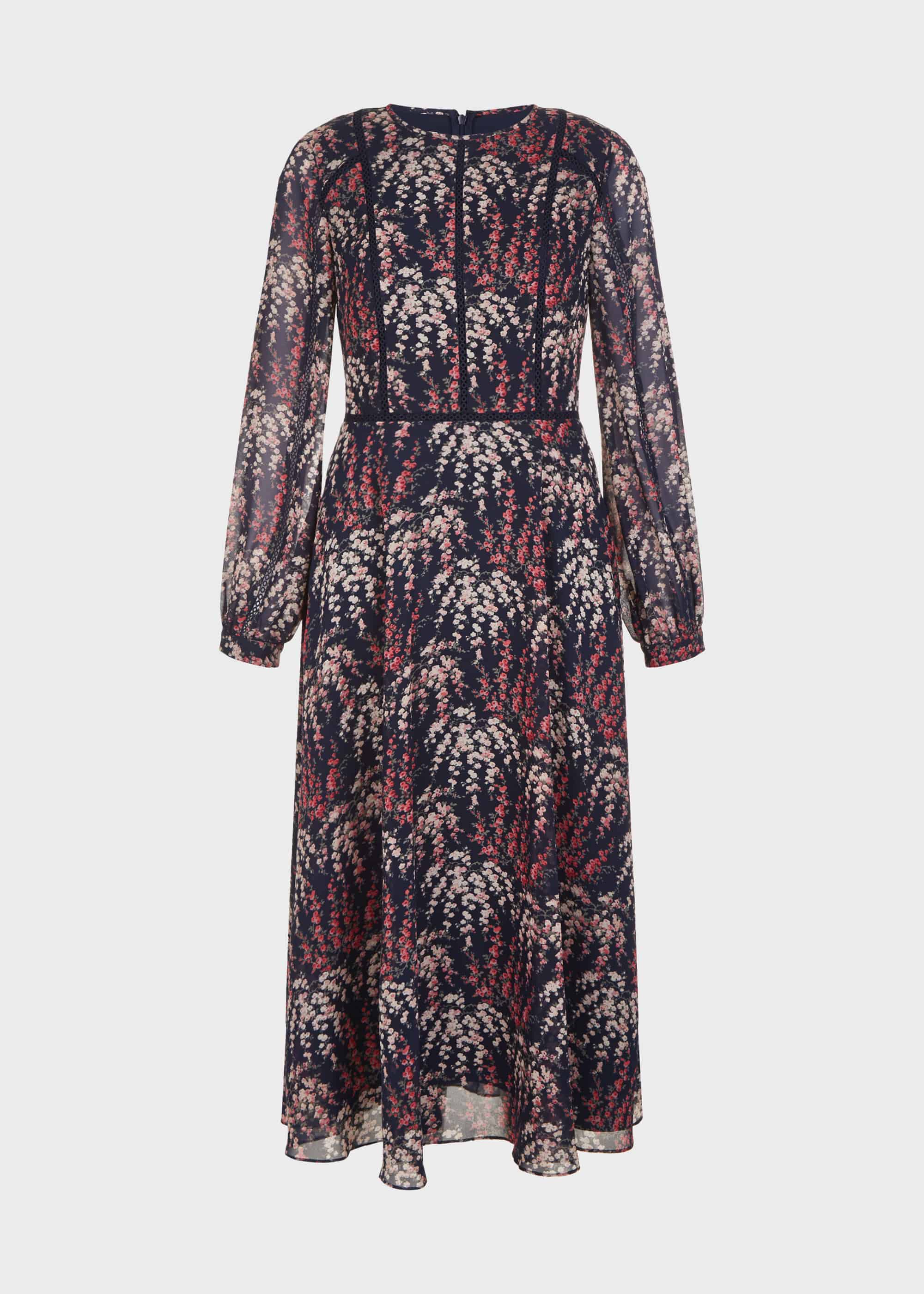 Eden Floral Tea Dress Midnight Rose Compare Brent Cross