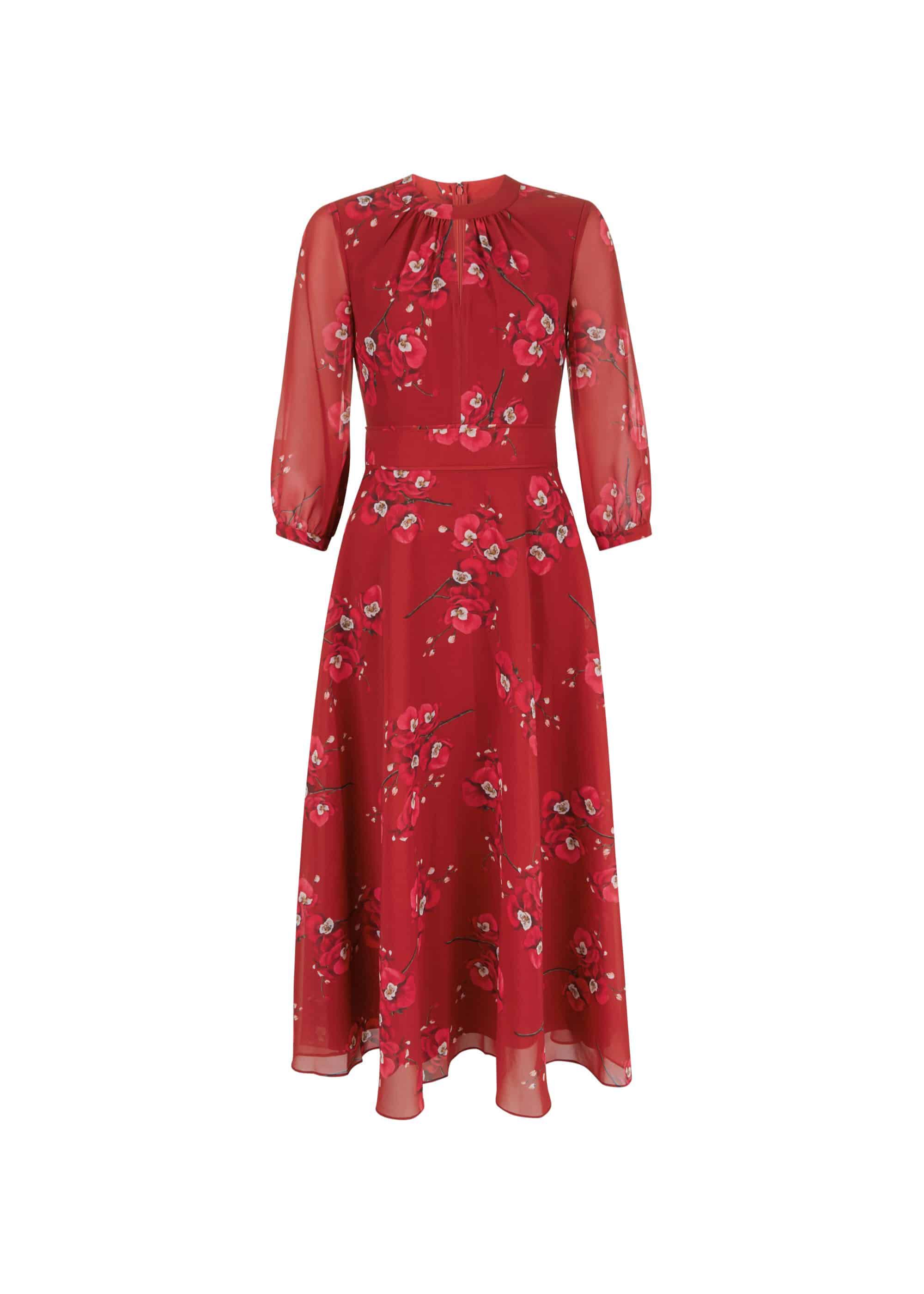 hobbs cecily spot dress