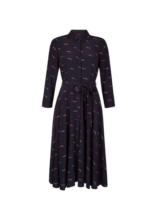 Lainey Dress Navy Multi