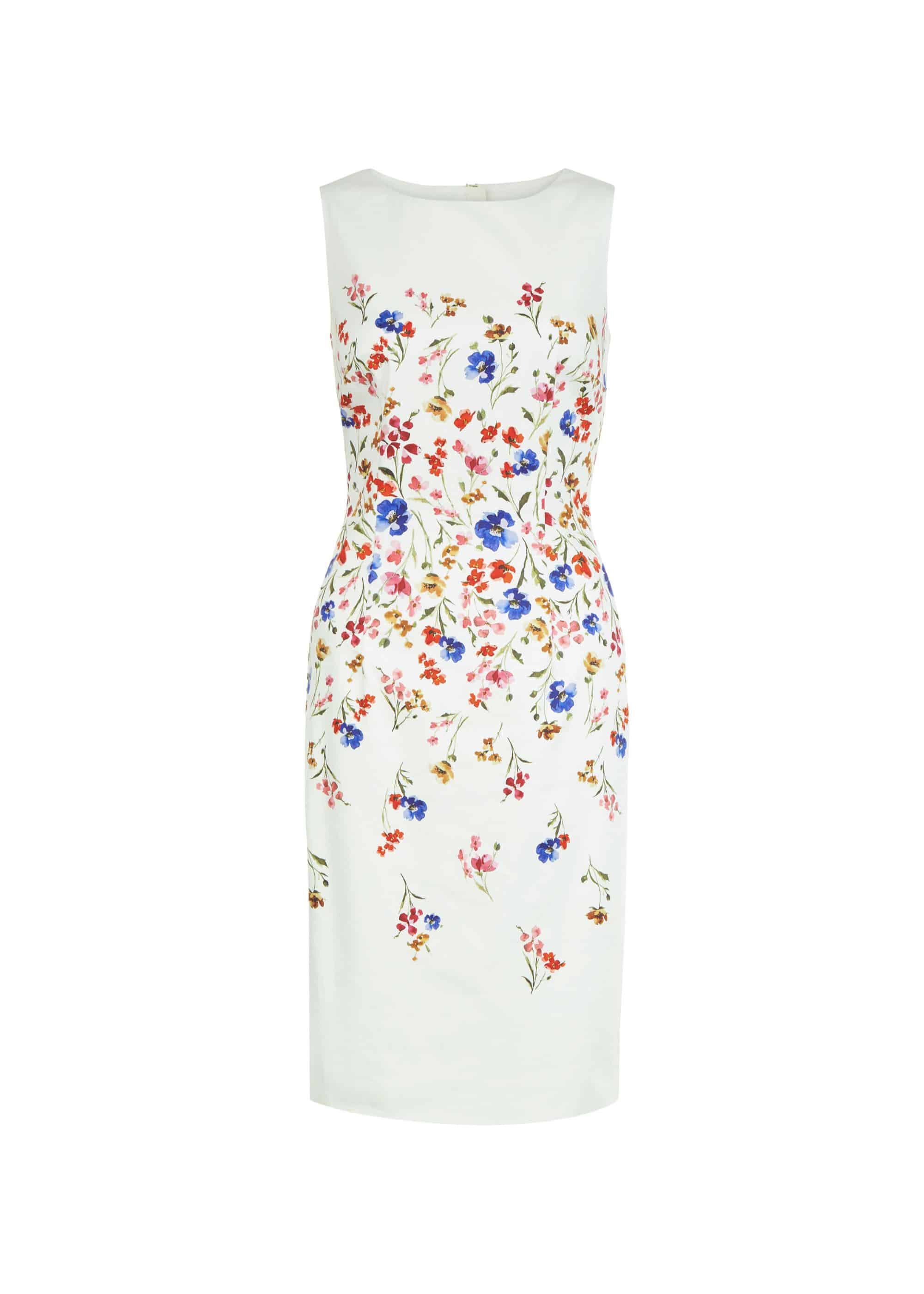 hobbs fiona dress navy ivory