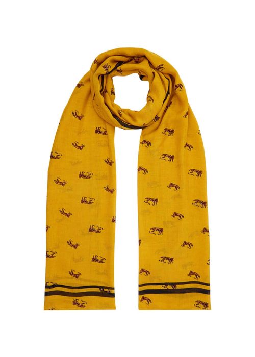 Fox Scarf Mustard