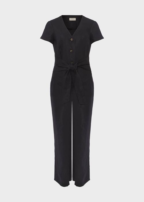 Jayne Linen Cropped Jumpsuit...