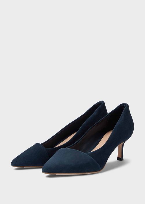 Clara Suede Stiletto Court...