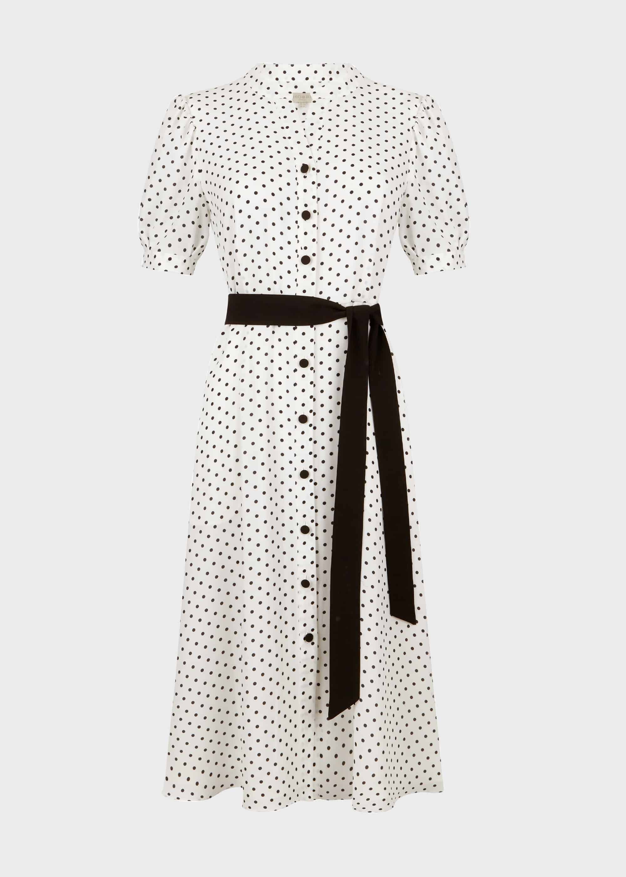 hobbs cecily spot dress