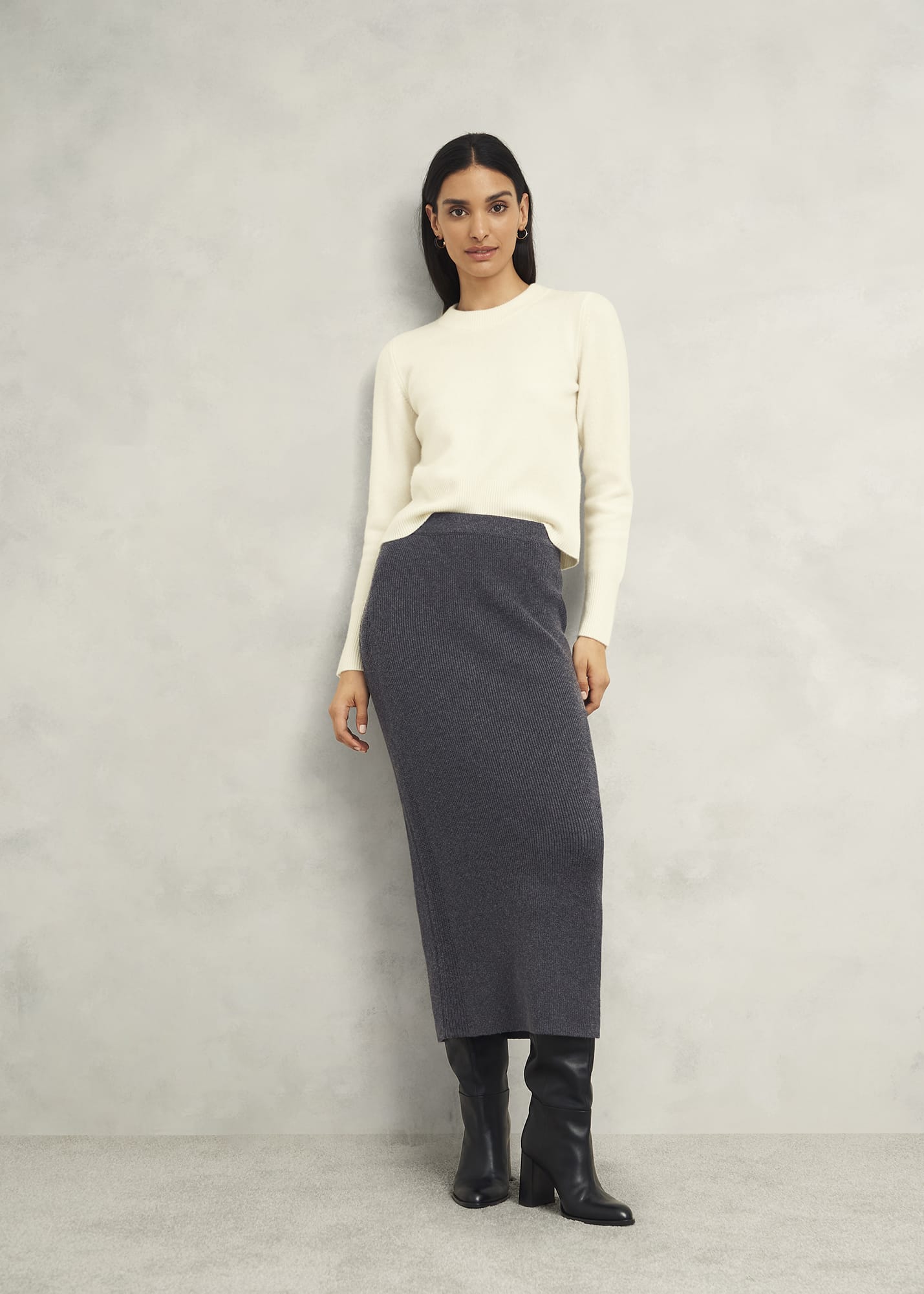 Elea wool skirt hobbs shop