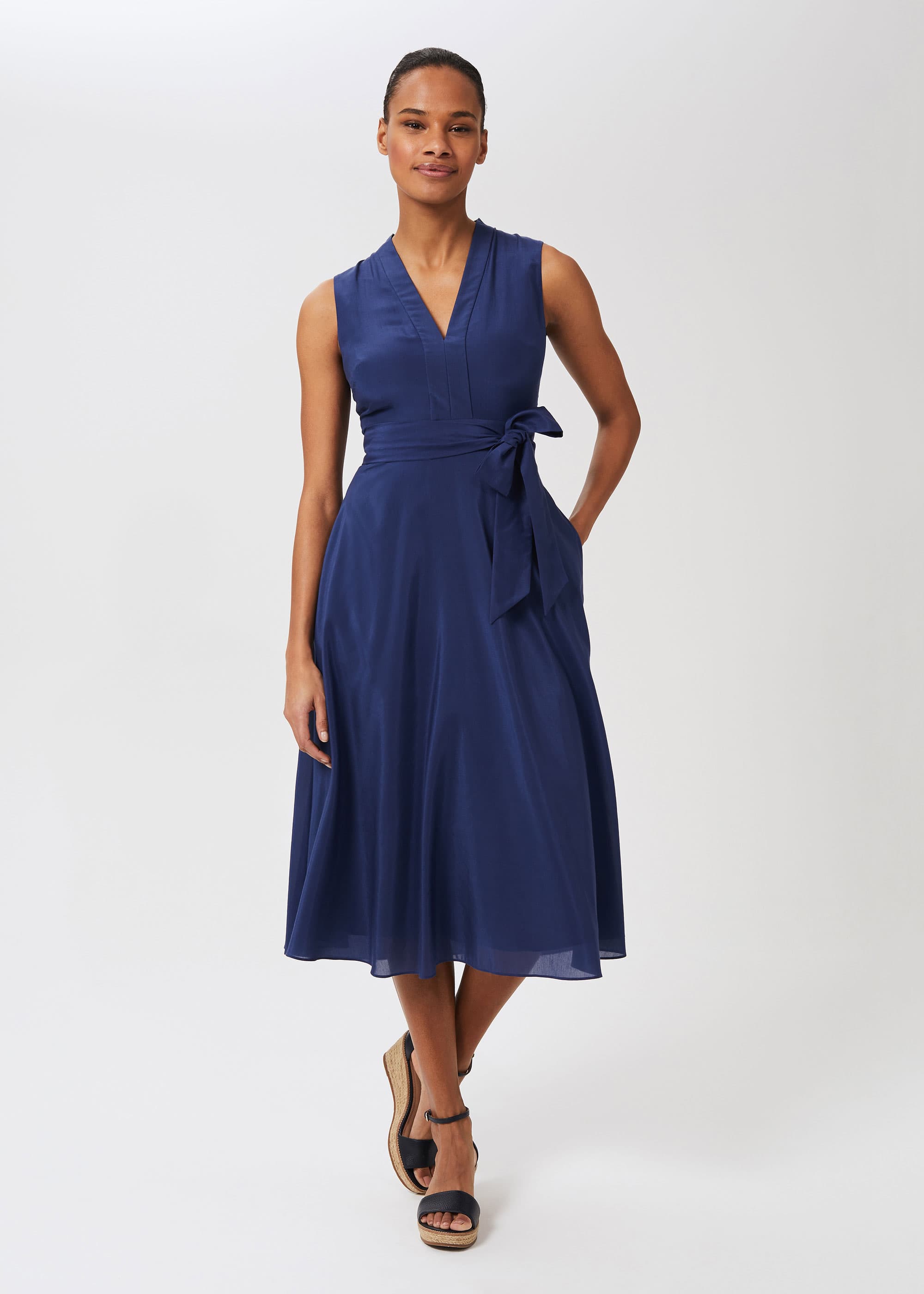 Hobbs frances dress navy cheap