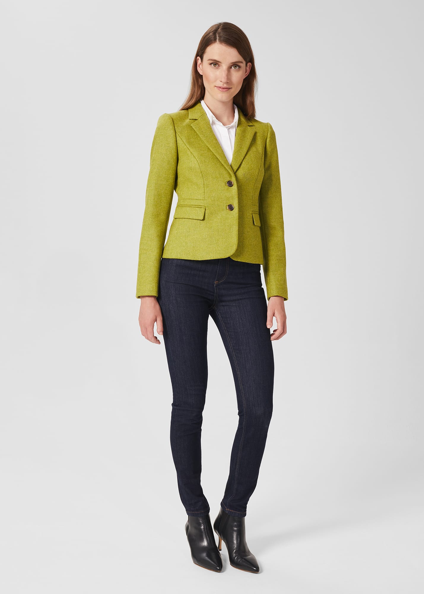 Hobbs Women's Hackness Wool Jacket - Lime Green | £129.00 | One