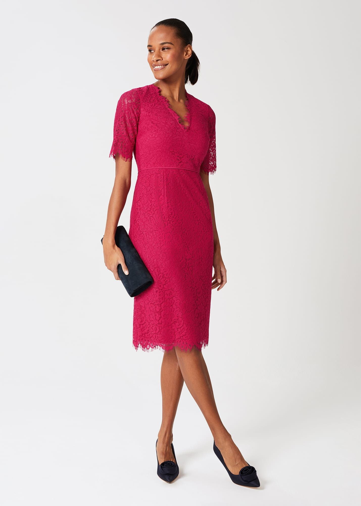Hobbs pink 2025 penny dress