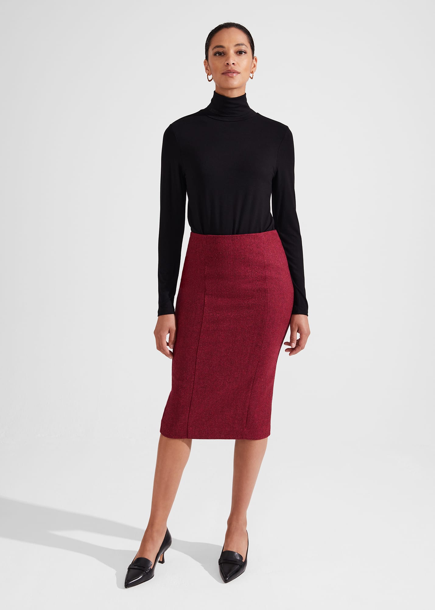 Hobbs Women s Elea Wool Skirt Compare One New Change