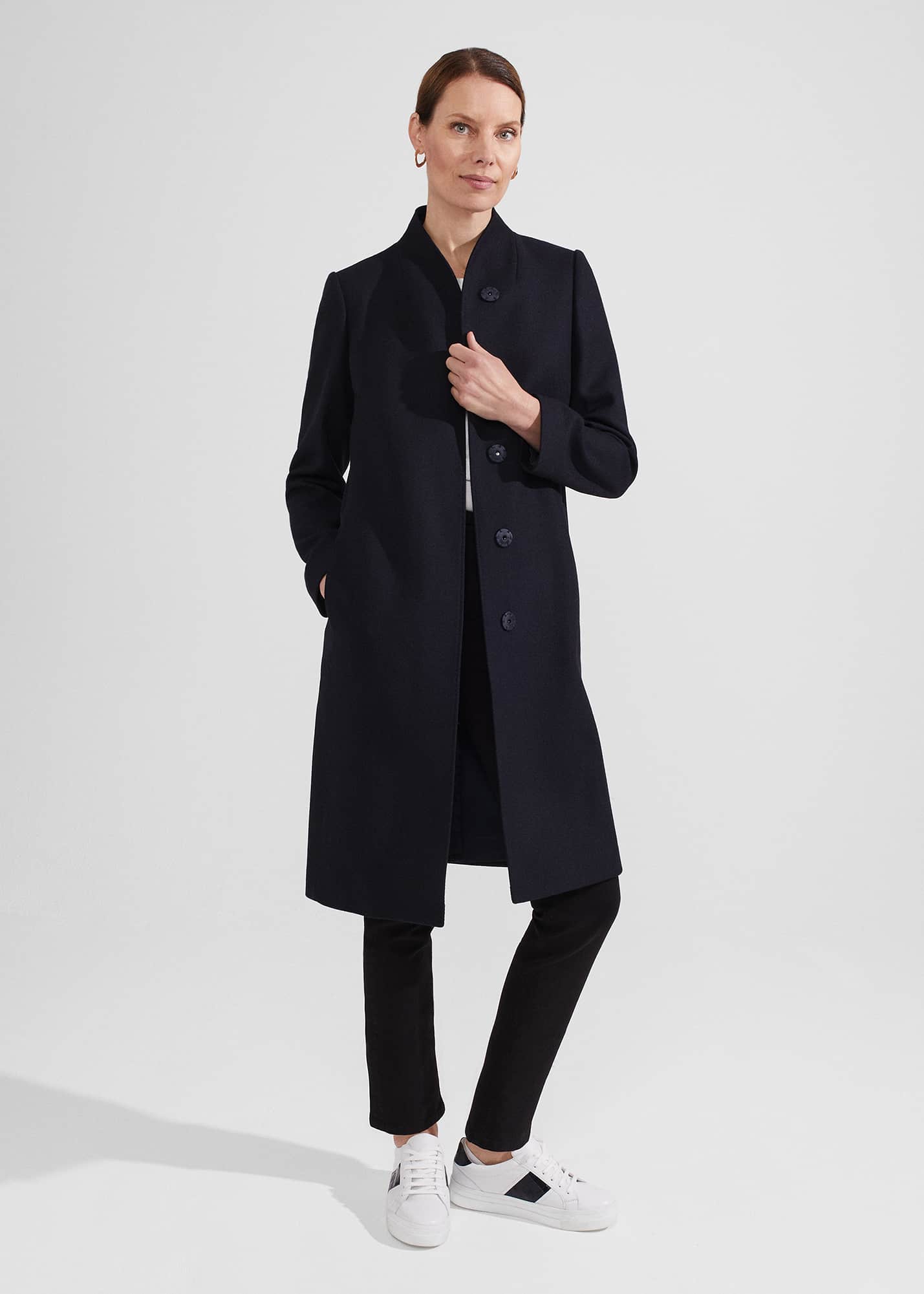 Hobbs wool coat discount