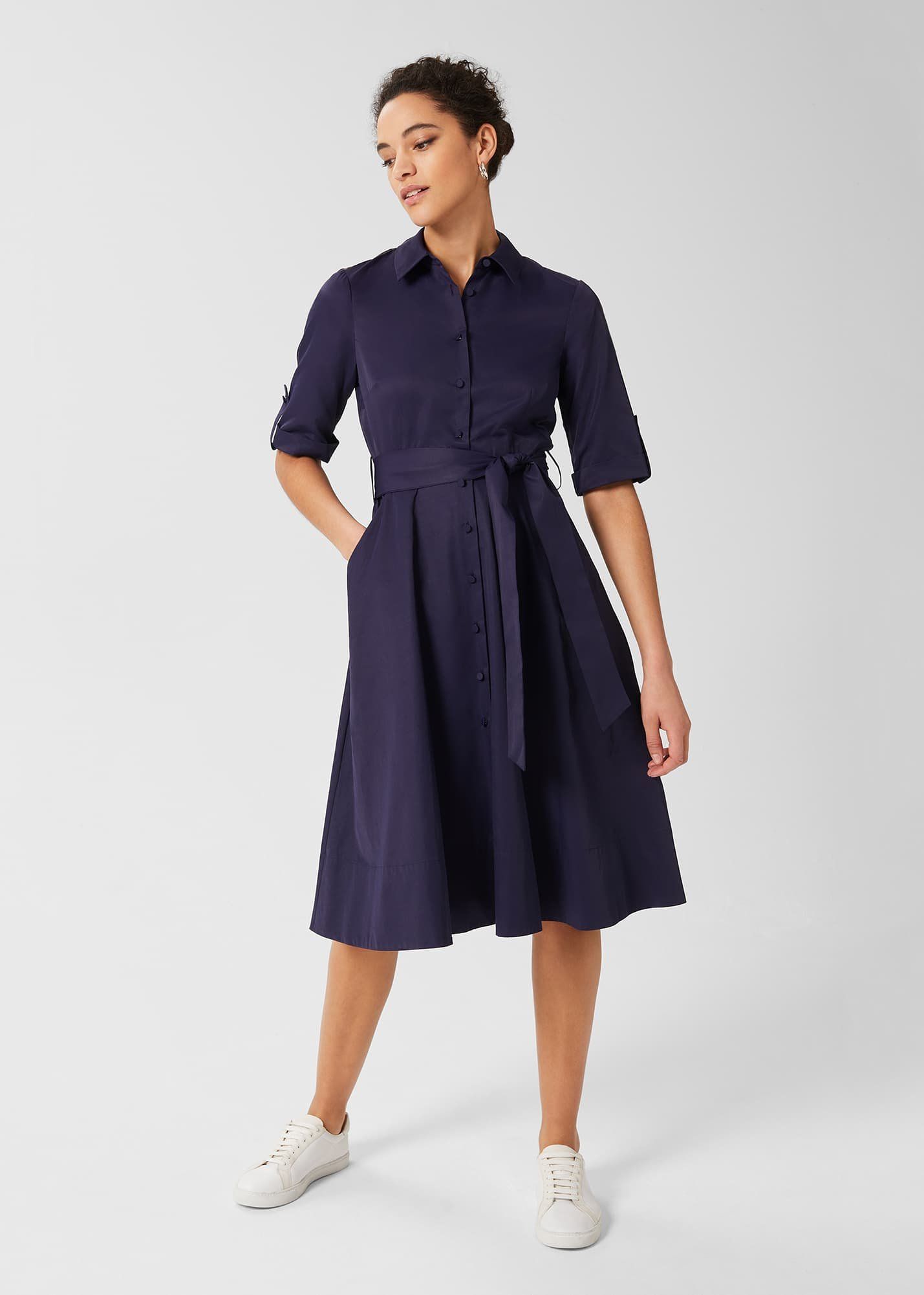 Hobbs Women s Tyra Belted Dress French Blue Compare Closer