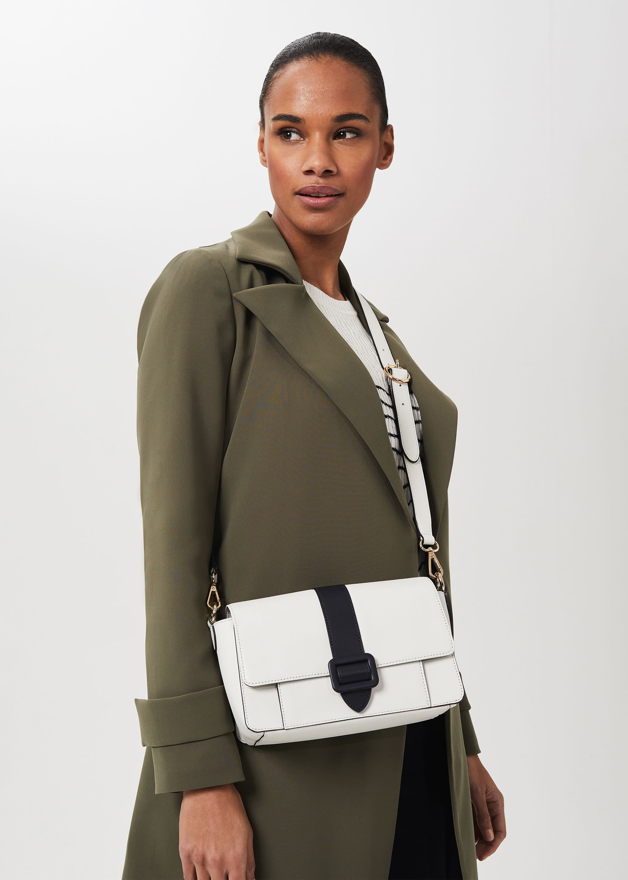 Hobbs leather bag top