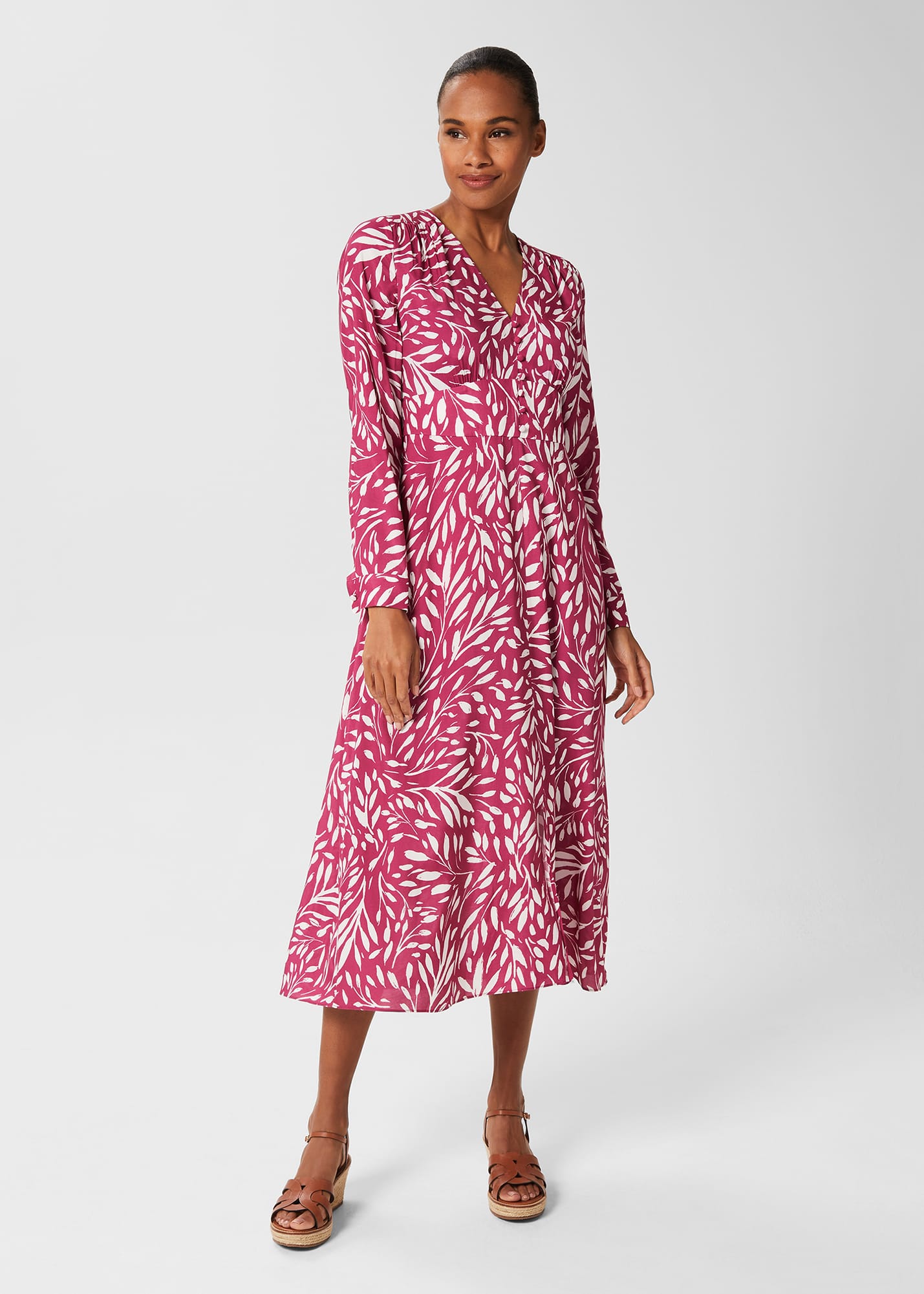 Becca Dress Navy Magenta 6 Compare Cabot Circus