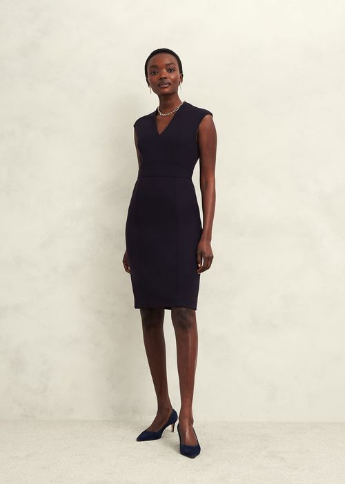 Hobbs Women's Petite Aly Dress - Navy