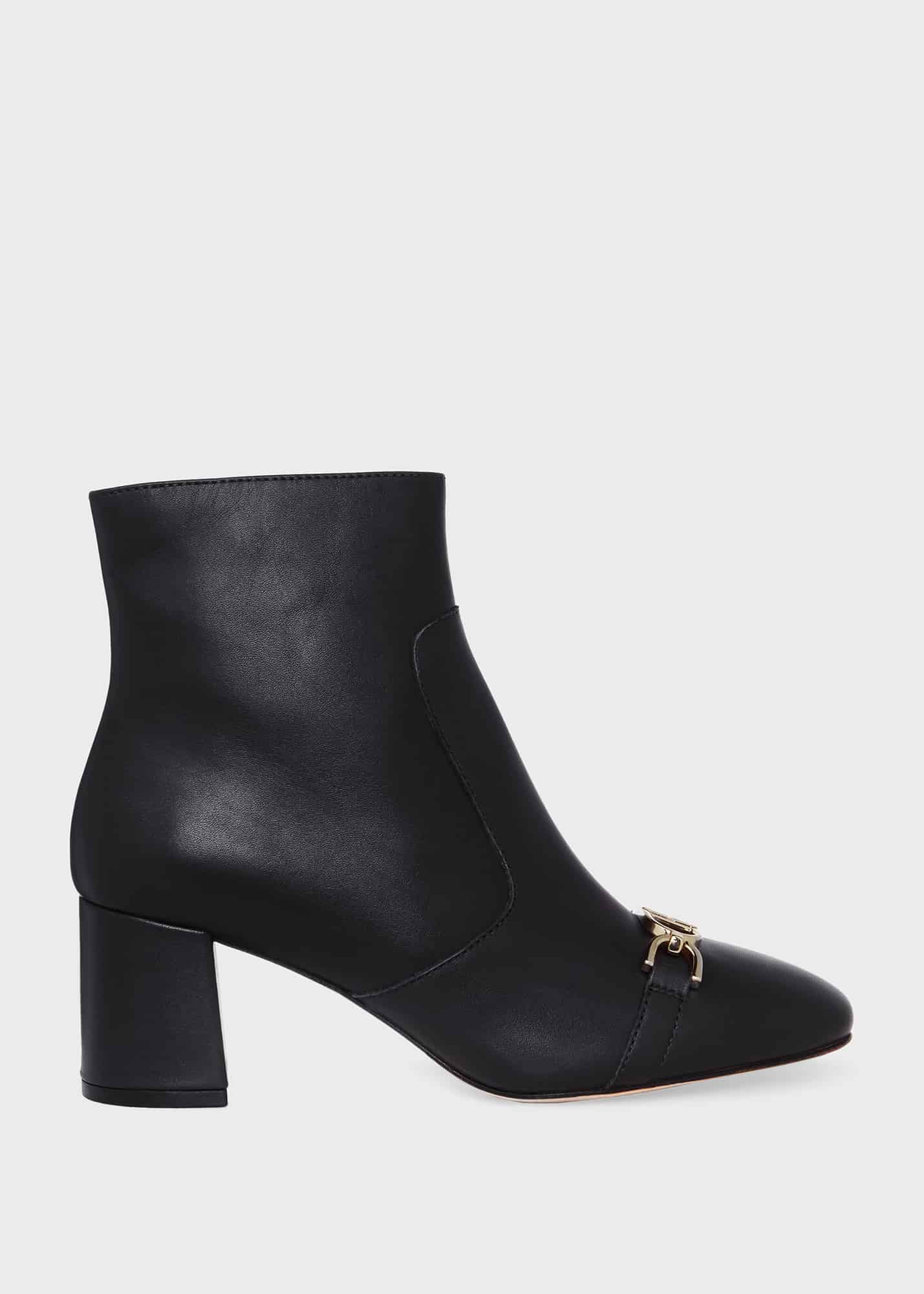 Hobbs Women s Fiona Leather Ankle Boots Black Compare Port