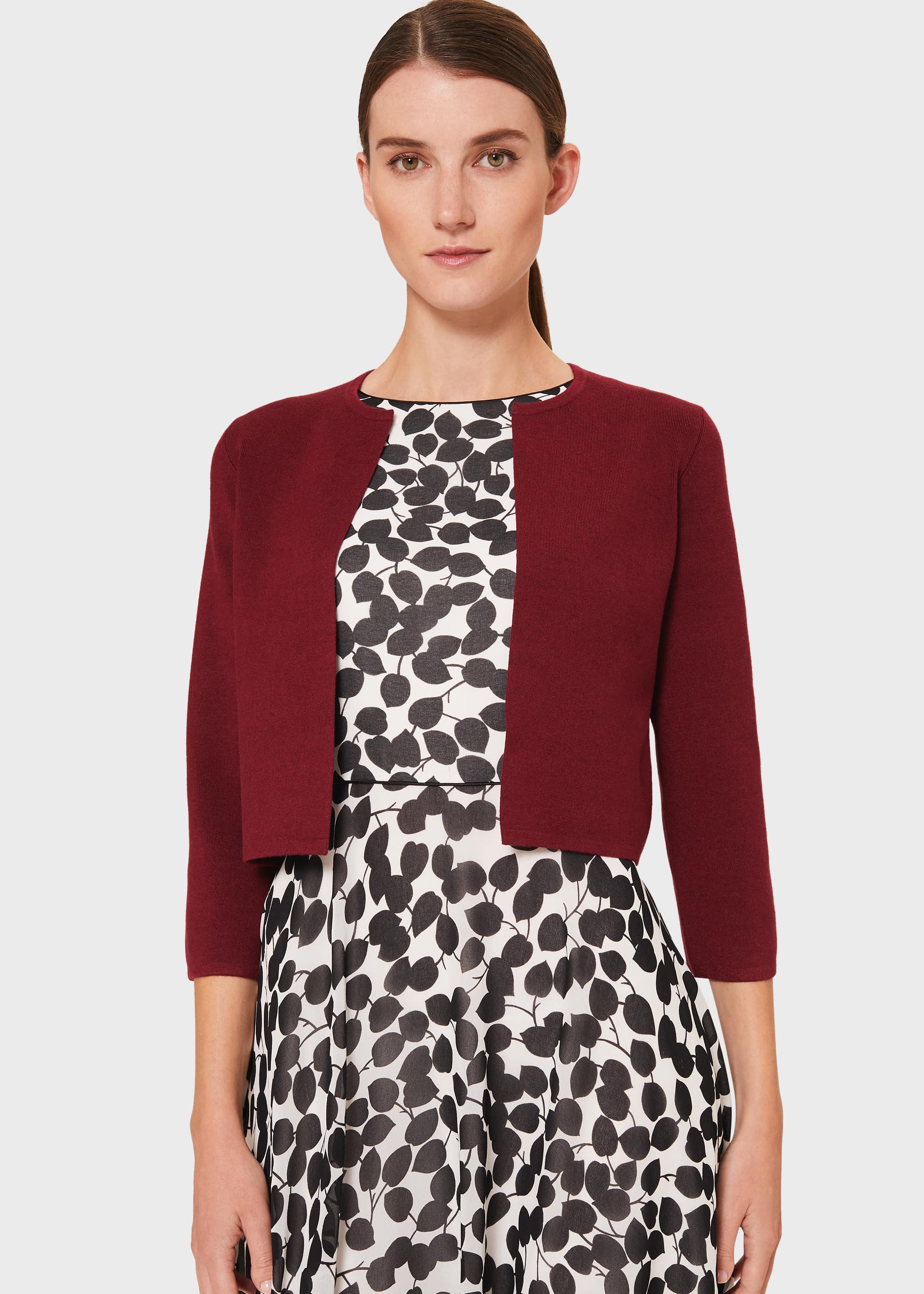 Hobbs outlet red cardigan