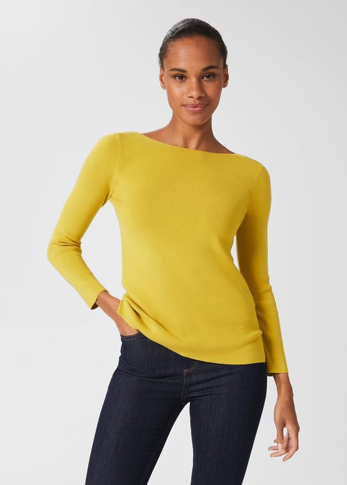 Hobbs Women's Cesci Jumper - Lemon Yellow