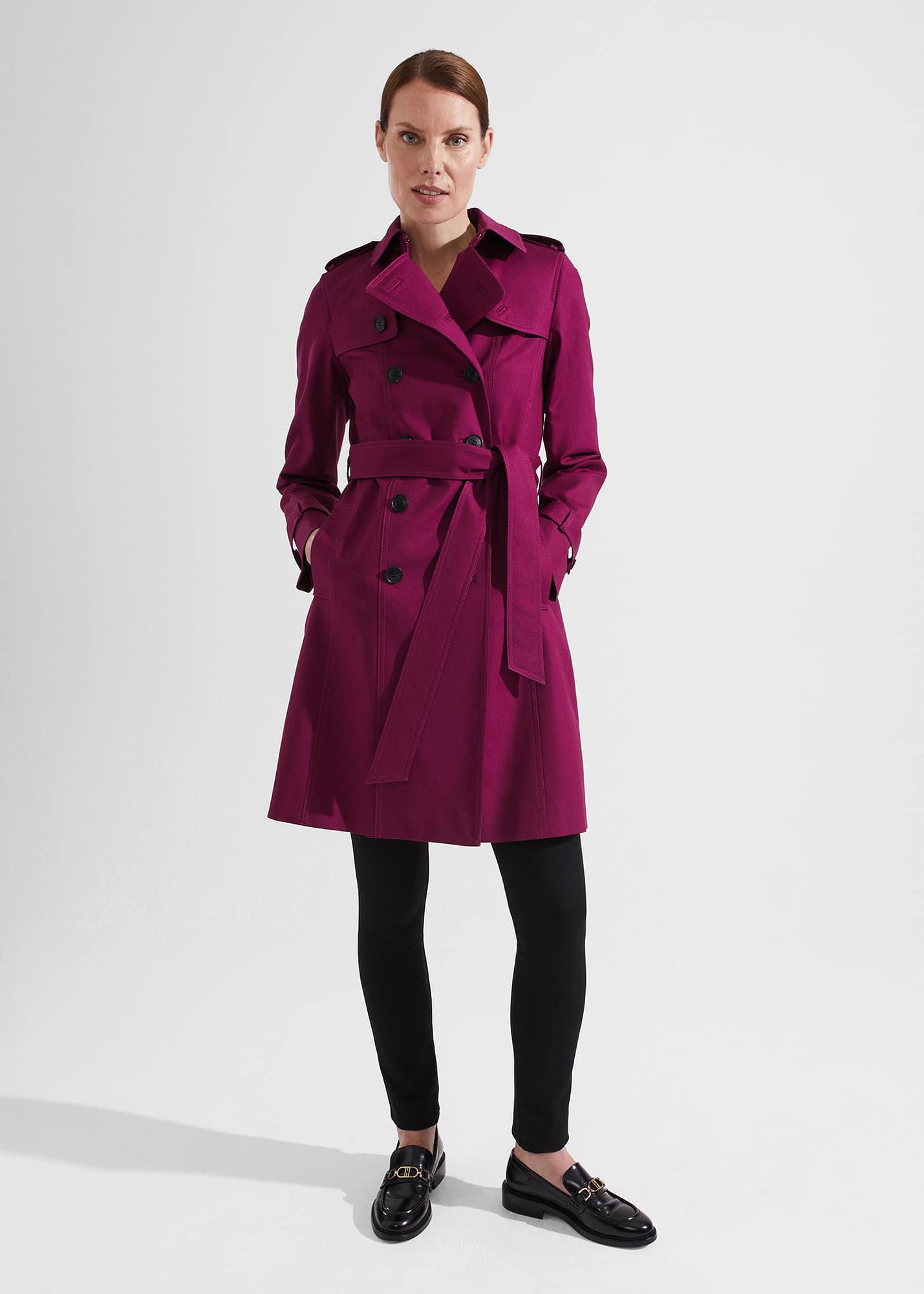 Saskia trench coat navy discount