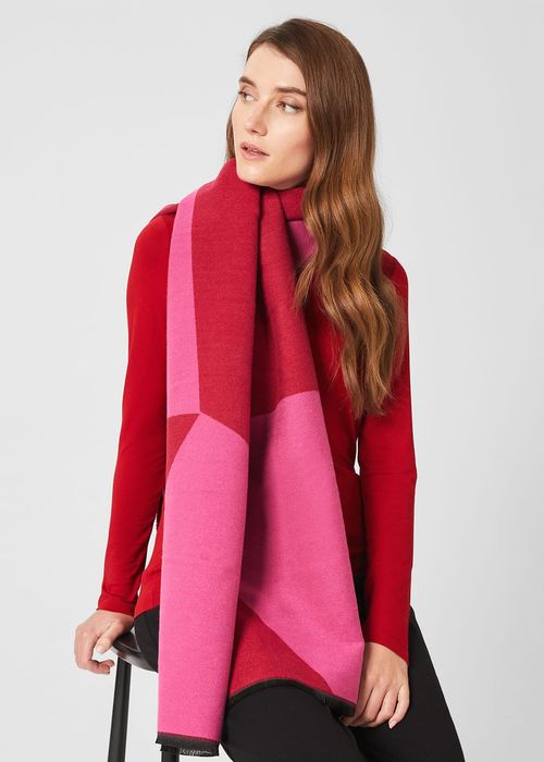 Hobbs Women's Everly Scarf - Pink Red