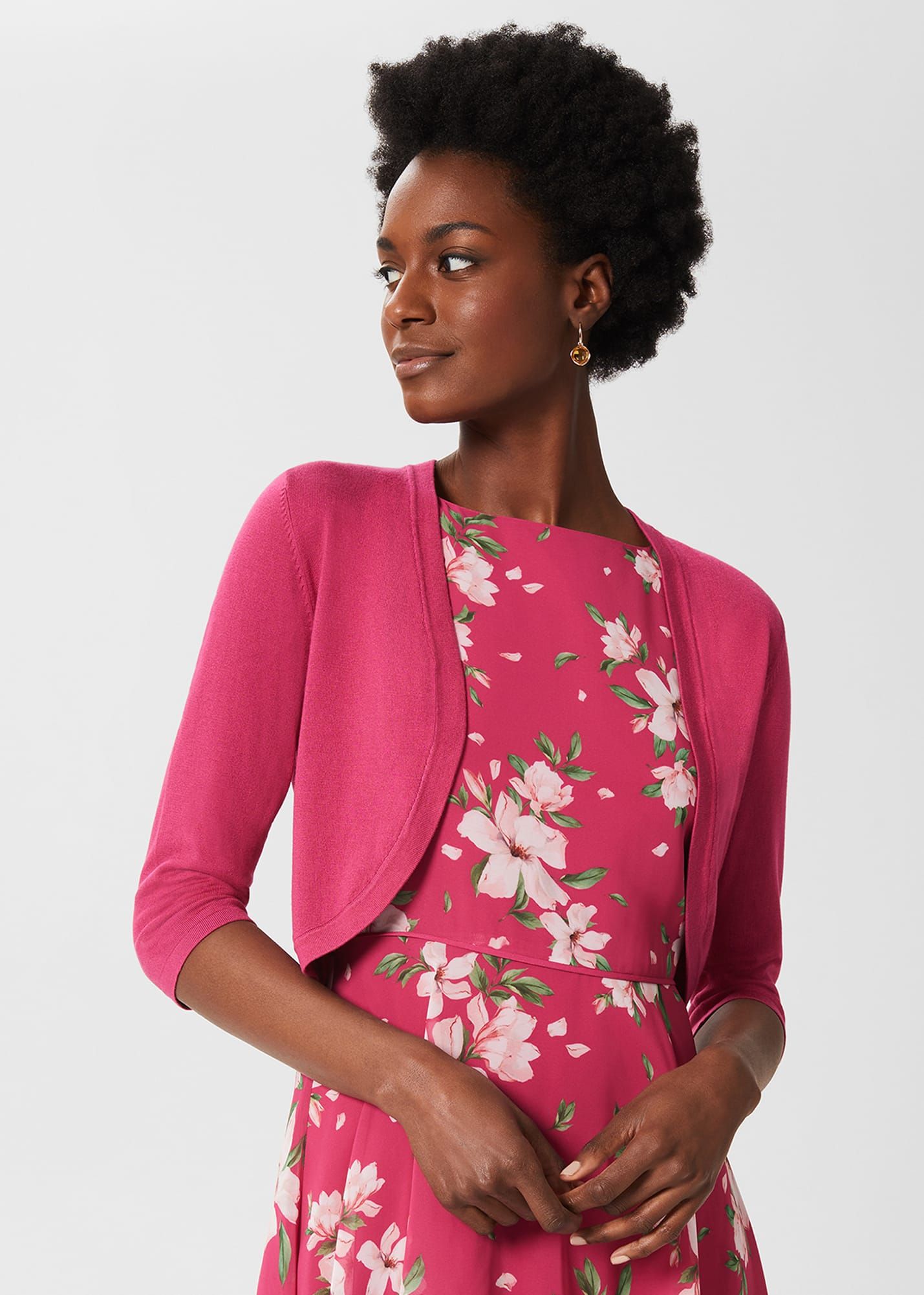 Dark pink shrug new arrivals