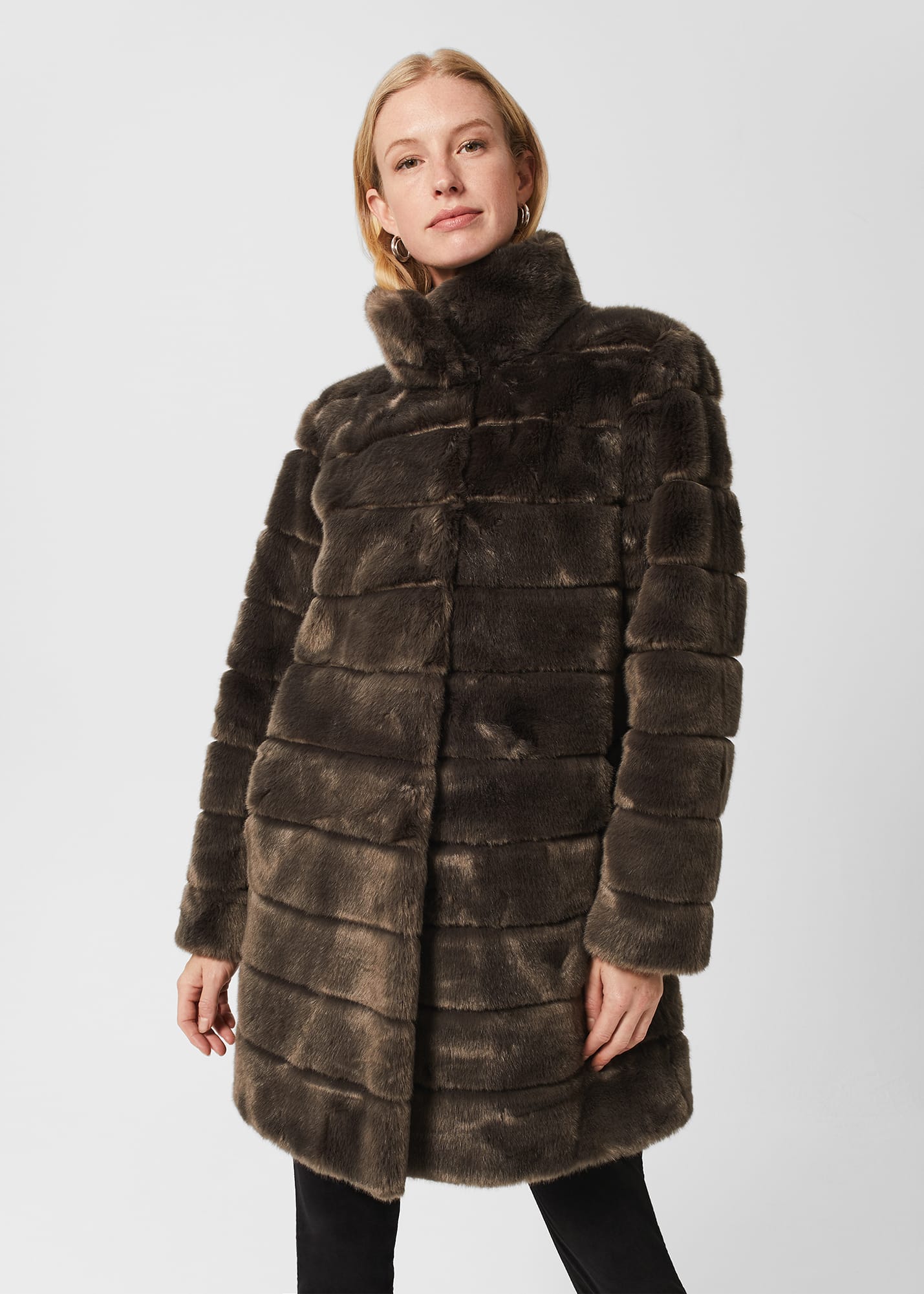 Hobbs lilian puffer coat black new arrivals
