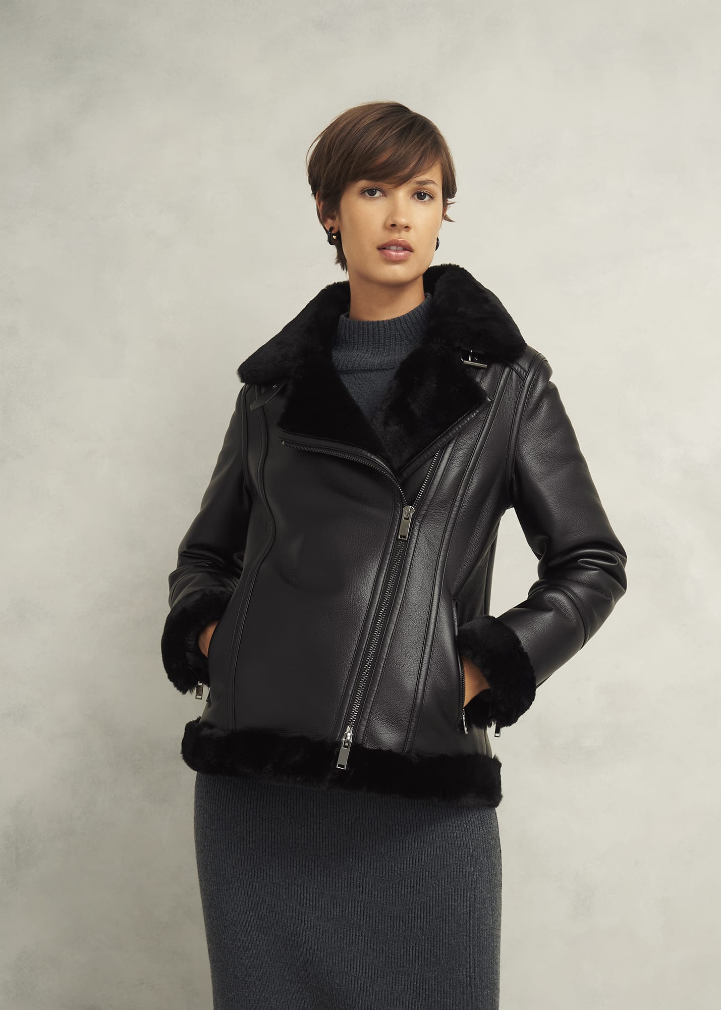 Hobbs kirsty jacket black outlet