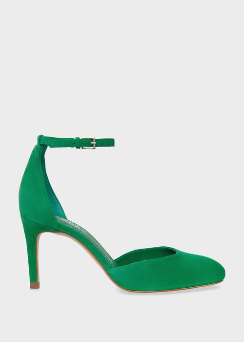 Hobbs Women's Elliya Suede Court Shoes - Cilantro Green