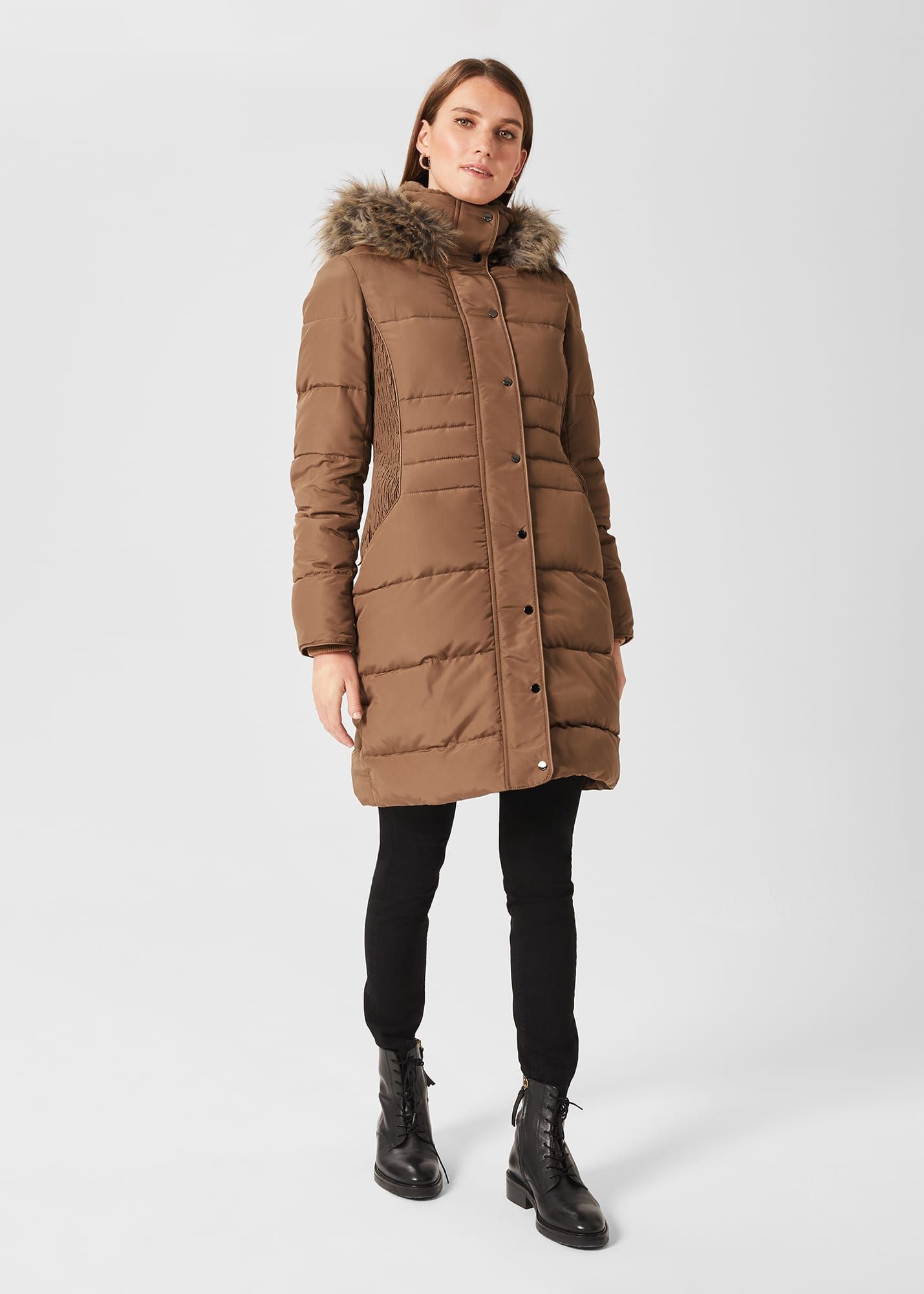 Hobbs livia puffer coat shop