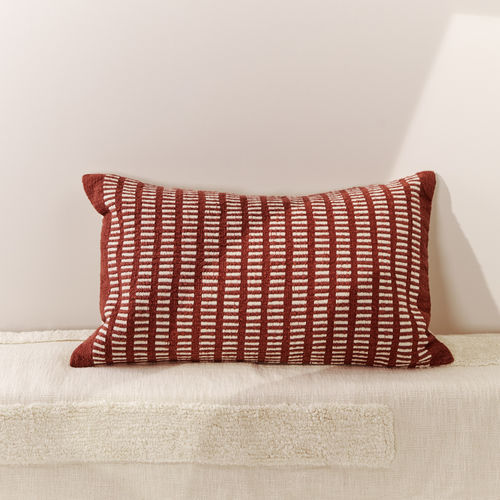 Block Stripe Woven Cushion