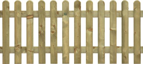 Staketenzaun gehobelt 60x190cm