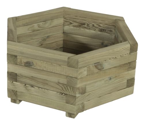 Blumenkasten holz sechseckig...
