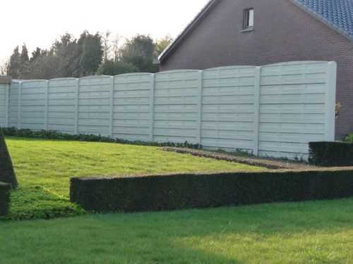 Betonzaun Woodstone grau...