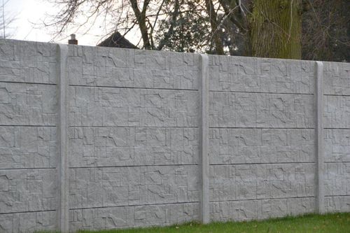 Betonzaun Stepstone grau...