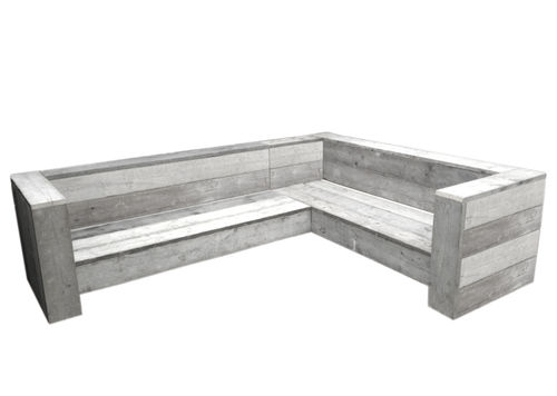 Sitzbank Bauholz Gerüstbretter